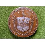 Stort Navigation halfpenny token, copper, 1795, depicting arms of Sir George Jackson, ‘sole