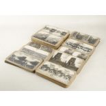 A large quantity of stereoscopic bioscopic and photograph viewing cards, many with world war 2 and