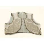 Indo Persian early 20th Century boy's waistcoat, silver thread decoration, with coral tips to