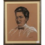 A selection of framed art works to include engravings, pastel portrait paintings and prints (8).