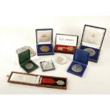 Amateur boxing interest; medals and sporting medallions mainly at Congress or Administration
