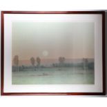 A framed limited edition prints, 'A Winter's Morn Across the Forest', no 83/275, dated 1986, and '