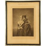 A good selection of framed works including mezzotints, female nude drawings, portraits and prints