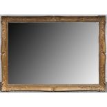 A large gilt framed wall mirror, 152 x 113cm.