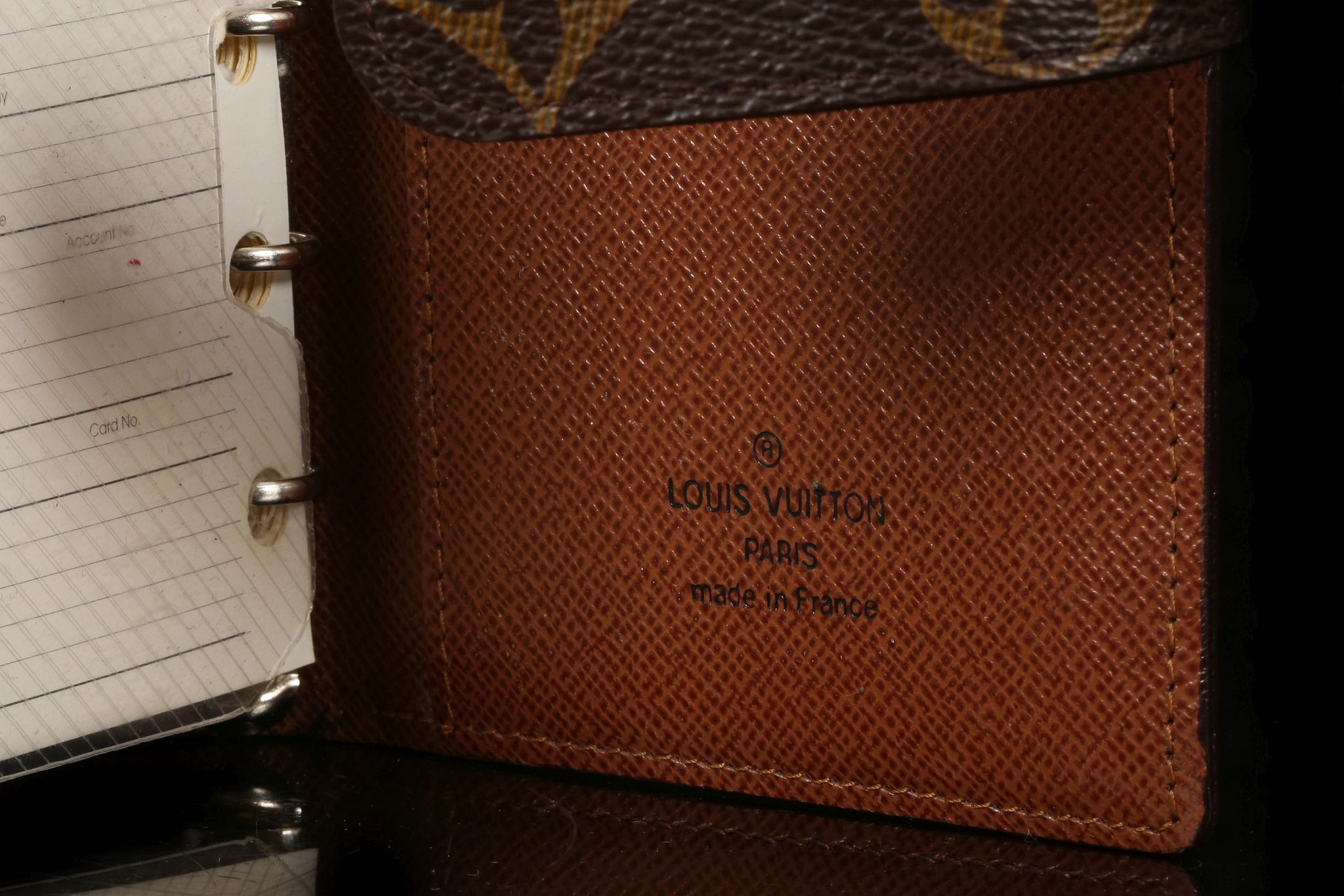 LOUIS VUITTON WEEKLY ORGANISER, monogram canvas case, 14.5cm wide, 10cm high - Image 7 of 12