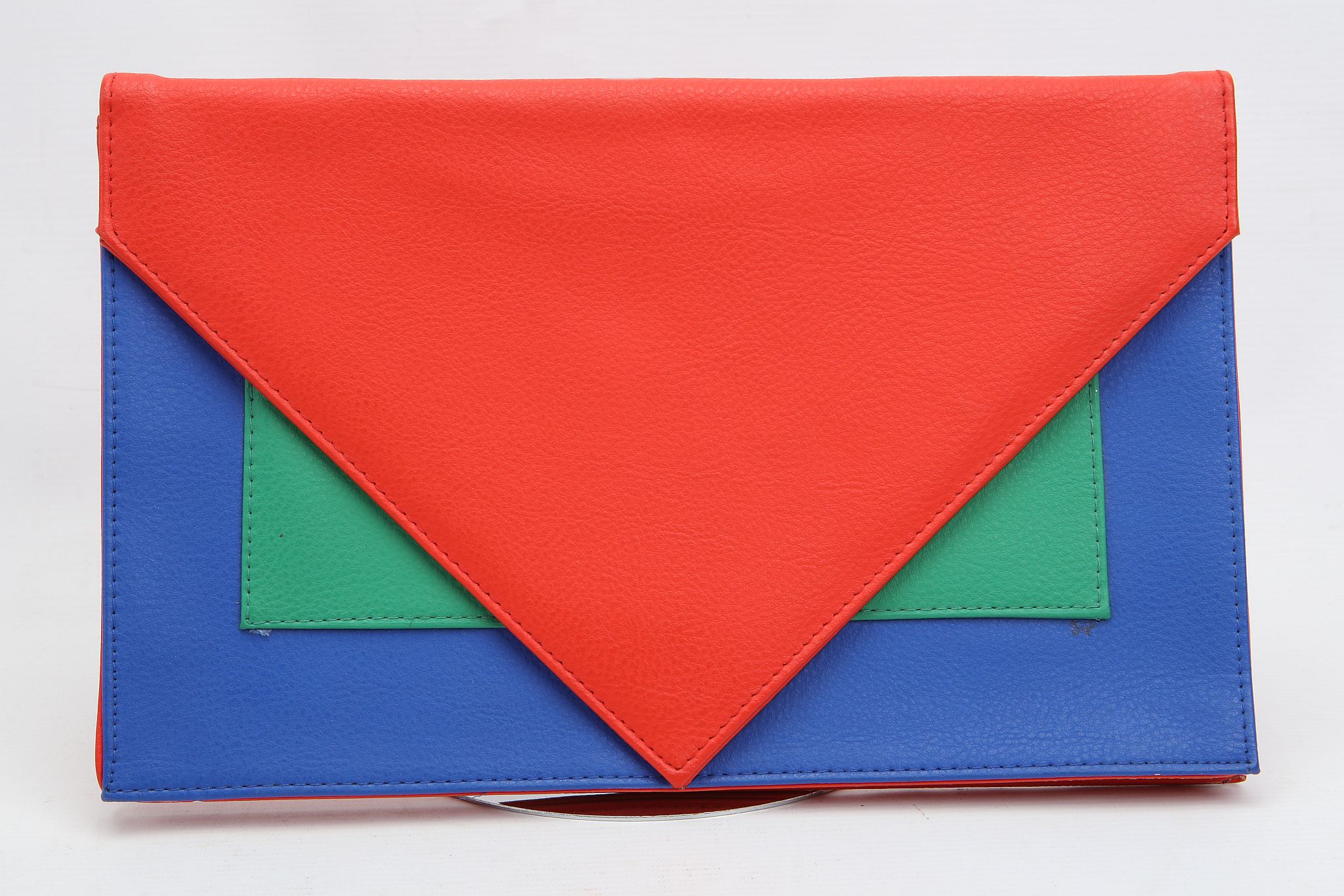 TWO 1980s CLUTCH BAGS, one red Louis Feraud example, the other Ivorie de Balmain multicoloured - Image 4 of 26