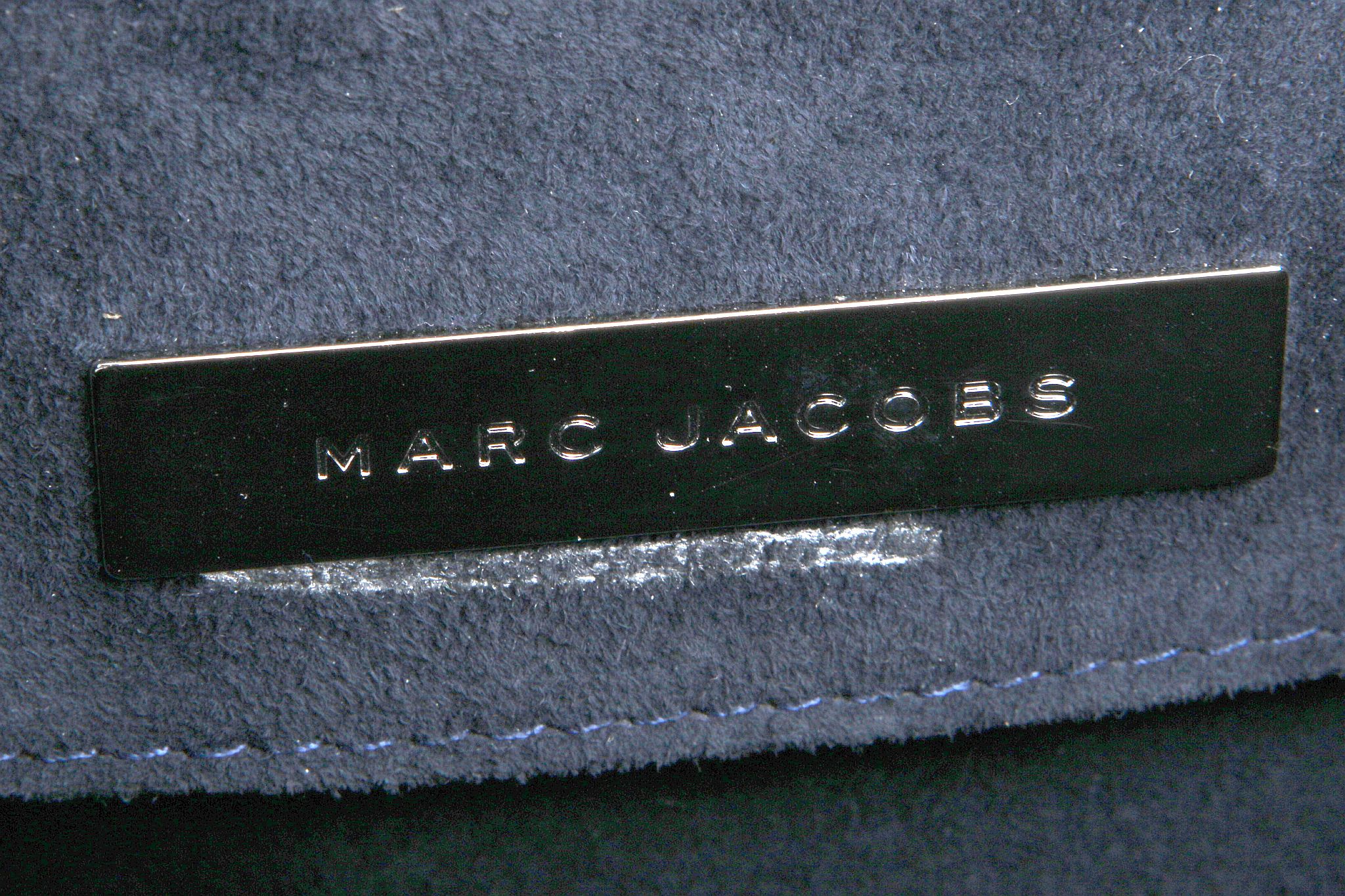 MARC JACOBS VENETIA HANDBAG, teal leather with silver hardware, 38cm wide, 23cm high, with dust bag - Image 9 of 12
