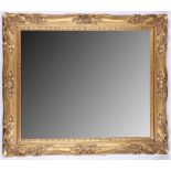 A 20th Century gilded framed wall mirror, 68 x 80cm.