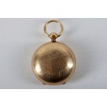 A Victorian 18ct gold sovereign holder.