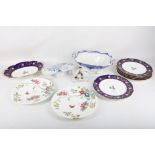 An interesting collection of ceramic items, to include a Coalport part dinner service decorated with