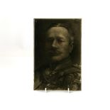 Field Marshall Sir Douglas Haig, ceramic photographic plaque portrait, by Geo. Cartlidge after