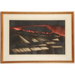 Francis Kelly (British b.1929), 'Ridge', mid 20th Century etching in colours, signed, titled and