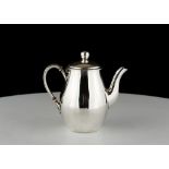 Unusual Antique Victorian Sterling Silver bachelor's teapot by John Tapley, London 1847, retailed by