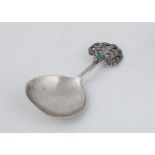Rare Antique Arts & Crafts Sterling Silver tea caddy spoon by The Artificers' Guild Ltd, London