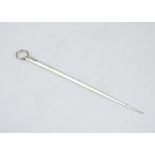 Antique George III Sterling Silver meat skewer by George Smith & William Fearn, London 1794. Of