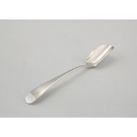 Antique Georege III Sterling Silver stilton scoop by Thomas Northcote, London 1791. In Old English