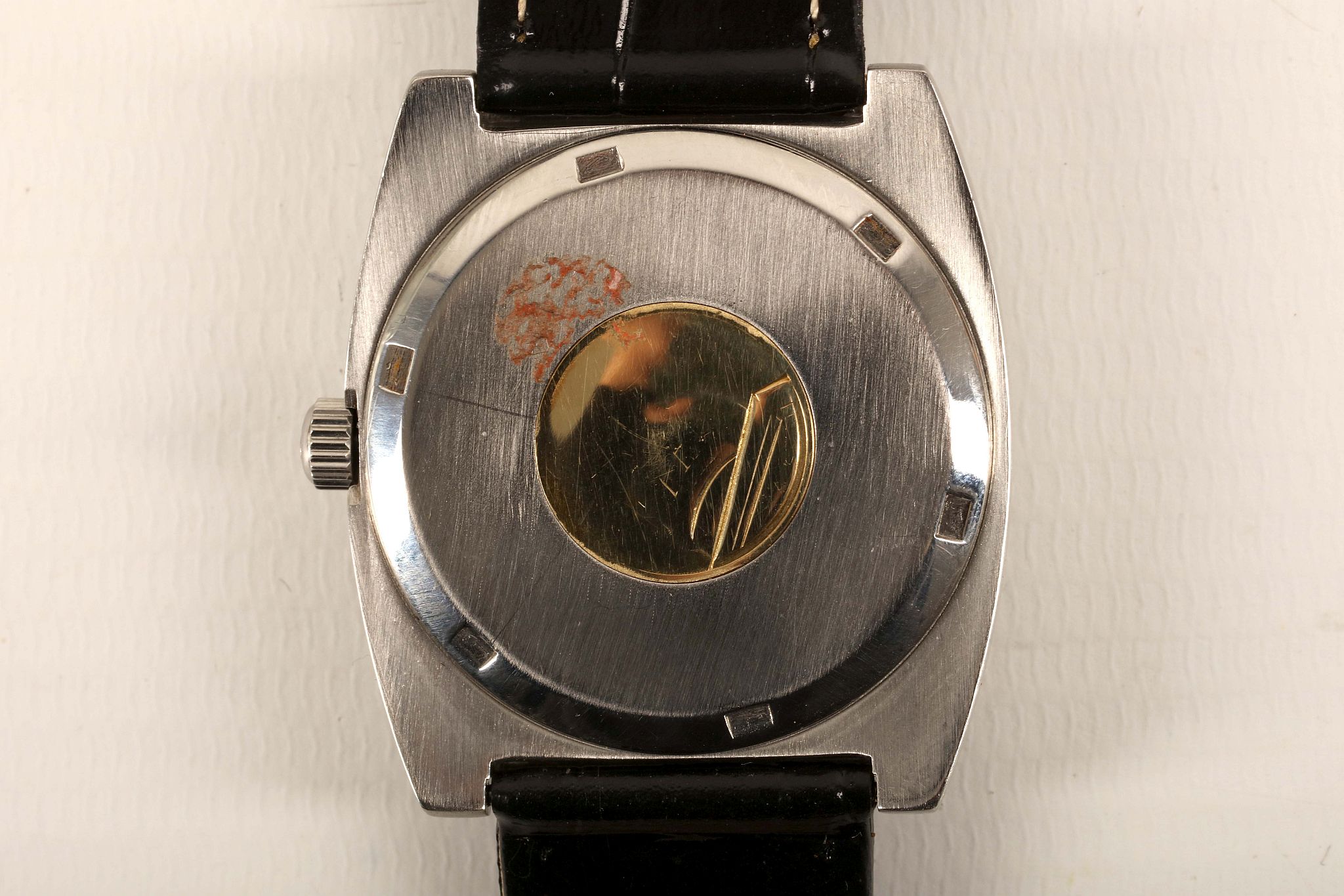 A gent's c.1970's stainless steel cased 'Omega Constellation' automatic wristwatch, with gilt - Image 4 of 4
