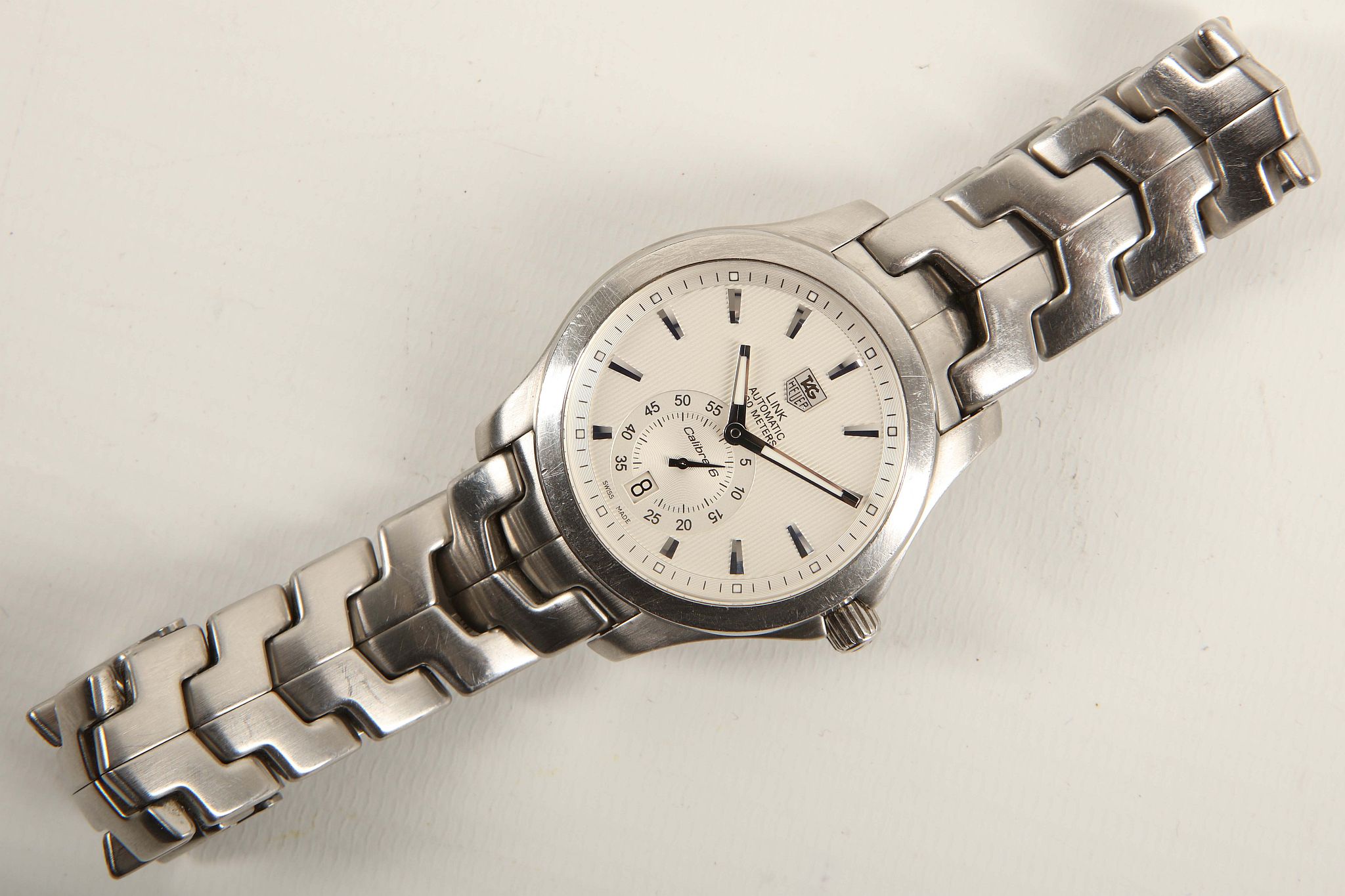 A gent's c.2009 stainless steel cased 'Tag Heuer - Link' calibre 6 automatic wristwatch, with - Image 2 of 5