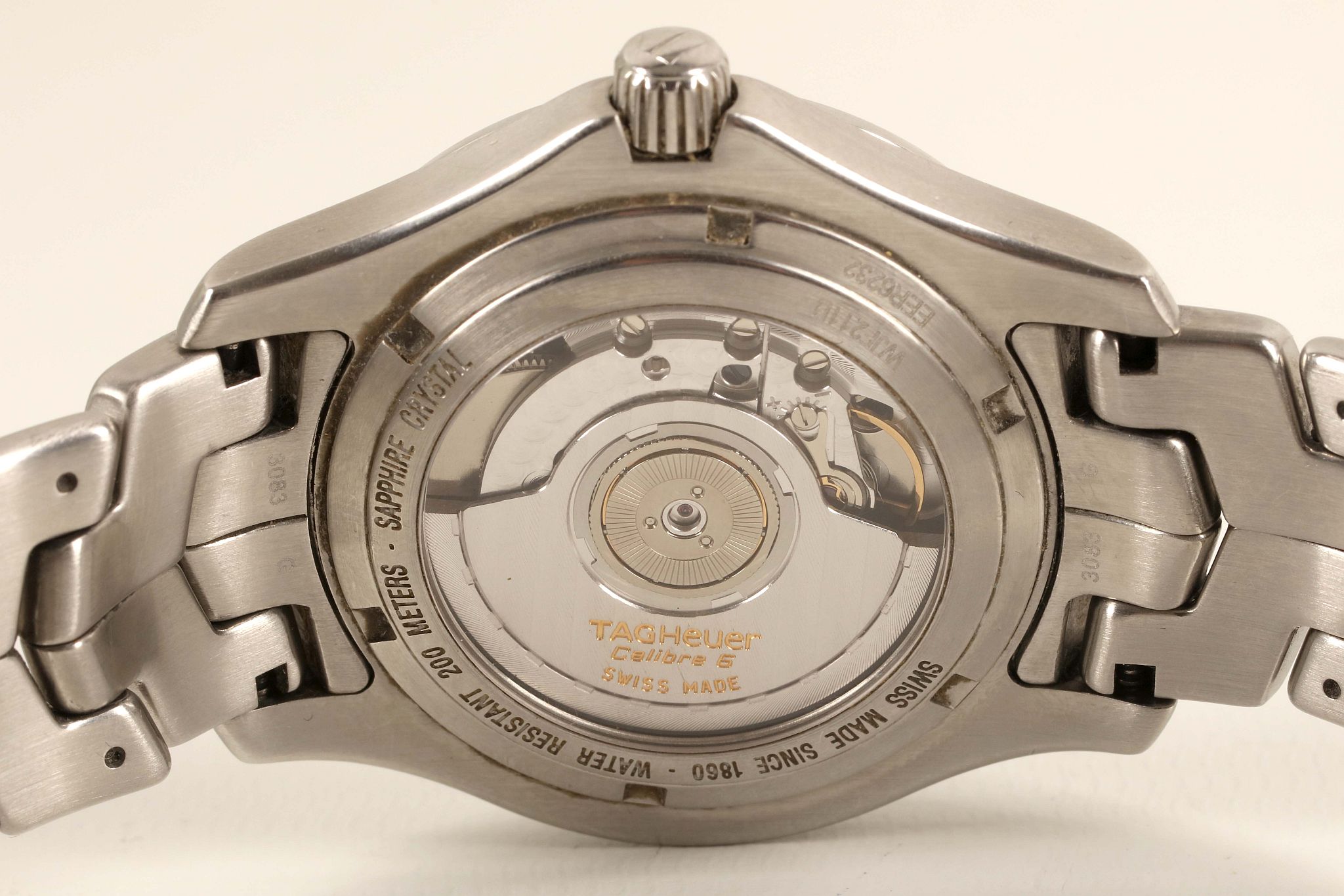 A gent's c.2009 stainless steel cased 'Tag Heuer - Link' calibre 6 automatic wristwatch, with - Image 4 of 5