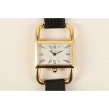 A ladies vintage 18ct gold cased 'Chopard' dress watch, the Roman numeral dial signed for