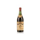 A 1947 bottle of Chambertin Burgundy, bottled by Justerini and Brooks, 70cl. *This bottle has been