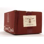 A case of six Domaine Chante Cigale, 2008, Chateauneuf du Pape, 75cl, (14% ABV), boxed. *This wine