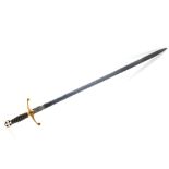A 20th Century sword by Wilkinson, having gilt hilt with black leather gilt banded handle.