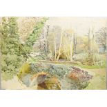 Ernest Albert Chadwick (British 1876-1955) [ARR]/Botley Bridge/watercolour, 39cm x 57cm/and another,