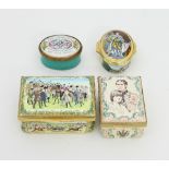 A Halcyon Days limited edition enamel box commemorating the Derby Bicentenary, no.