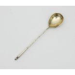 A Russian silver spoon