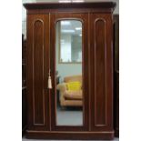 A Victorian mahogany wardrobe,