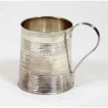 A George III silver mug, Peter & Ann Bateman, London 1792,