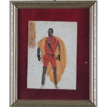 Lila de Nobili (Italian 1916-2002)/Costume Design depicting Harry Andrews as Othello,