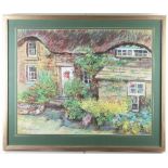 Jordi Nunez Segura (born 1932)/Cottage View/signed/pastel and chalk,