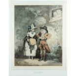 Thomas Rowlandson (British 1756-1827)/The Unlikely Couple/watercolour,