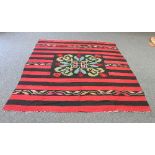 A Bulgarian Chiprovtsi kilim type carpet,