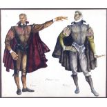 Audrey Cruddas/Costume design for Clement McCallin as Cassio and Michael Gwynn as Roderigo in