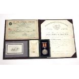 A Liverpool Shipwreck and Humane Society General medal to PC 200 D, Thomas Woodward,