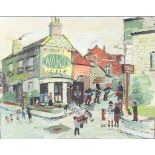 Fred Yates (1922-2008)/Coal Merchants, Stroud/signed/label verso states date purchased,