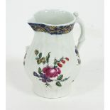 A Liverpool (Philip Christian & Co) porcelain sparrow beak cream jug, 1770 - 75,