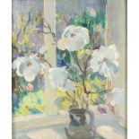 Stanley Horace Gardiner (British 1887-1952)/Magnolia Blossom/signed/label verso/oil on board,