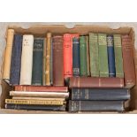 A group of botanical books and other books,