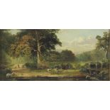 George Cole (British 1810-1883)/Landscapes/a pair/signed and dated 1887/oil on canvas,