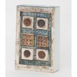 Alison Brigden for Troika (circa 1977-1983)/A pottery vase of tall rectangular form,