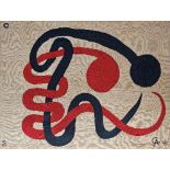 Alexander Calder (American 1898-1976)/A 'Lambrizi' woven jute wall tapestry, edition 92/100,