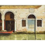 Michael Felmingham (British, born 1935)/'Ca' da Masto, Venice/oil on board, 34.5cm x 44.