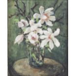 Mary Dickinson (1873-1954)/Magnolia/signed/oil on canvas, 49cm x 39.