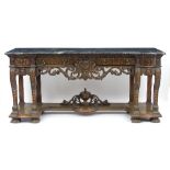 A Continental console table,