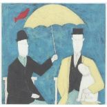 Annora Spence (British, born 1963) /Under the Umbrella/signed and numbered 106/150/lithograph, 23.
