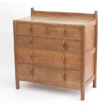 Gordon Russell, circa 1920s/A Stow oak chest of two short and three long drawers,